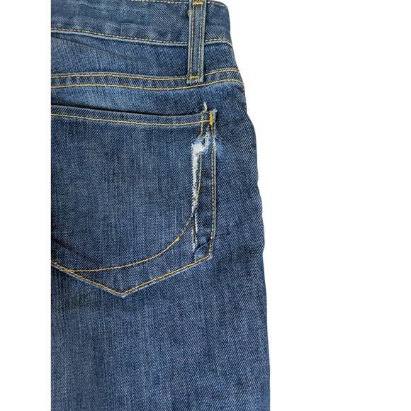 Retro 70s Style Flair Faux Fur Lined Hippie Jeans Women's Size 27 (30) Boho Y2K - Picture 10 of 10